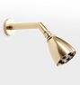 Fire Hydrant Presidental 6 Jet 2-15/16-Inch Round Adjustable Old Fashioned Cross Pattern Jet Spray Brass Shower Head