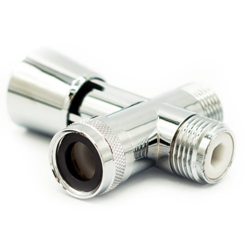 Fire Hydrant Spa ABS chrome 3 way diverter with brass nut (Connect shower head and handheld)