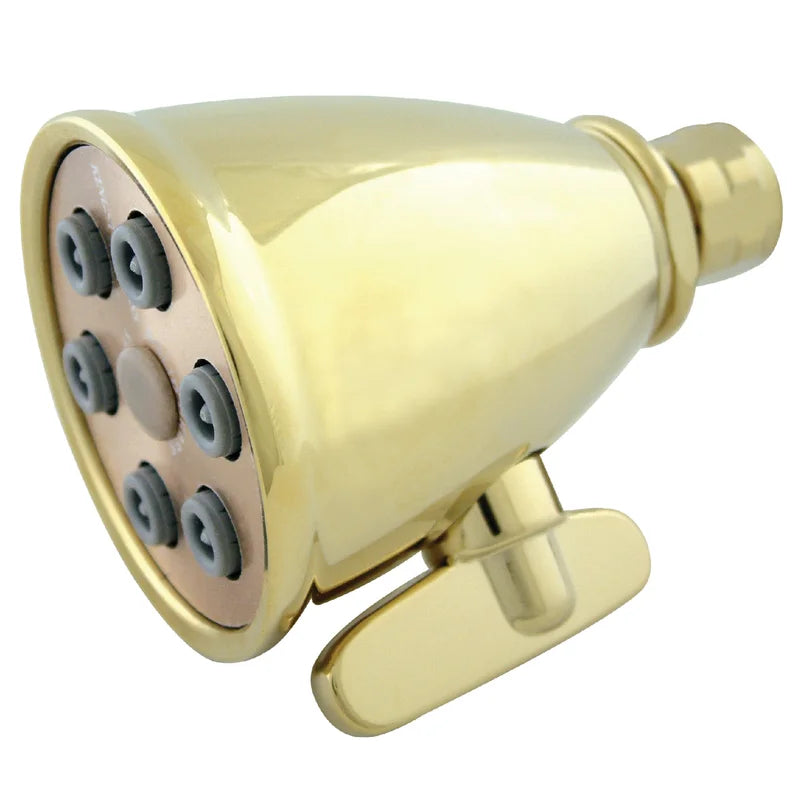 Fire Hydrant Presidental 6 Jet 2-15/16-Inch Round Adjustable Old Fashioned Cross Pattern Jet Spray Brass Shower Head